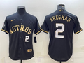 Men's Houston Astros Alex Bregman #2 Black Alternate Replica Player Jerseys
