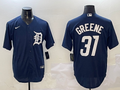 Men's Detroit Tigers Riley Greene #31 Navy Replica Player Jerseys