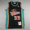 Men's Detroit Pistons Grant Hill 1998-99 Black Hardwood Classics Swingman Jerseys