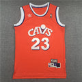 LeBron James #23 Cleveland Cavaliers Orange CAVS Adidas Hardwood Classics Swingman Jersey