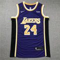Men's Kobe Bryant Los Angeles Lakers #24 Swingman Jerseys - Purple