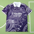 Real Madrid 2023/24 Purple Dragon Memorial Jersey – Deep Purple Silver Adidas Fan Version