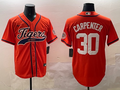 Men's Detroit Tigers Kerry Carpenter #30 Orange Replica Player Jerseys