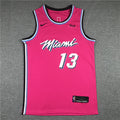 Men's Miami Heat Bam Adebayo #13 Pink Swingman Player Jerseys