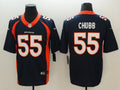 Men's Denver Broncos Bradley Chubb #55 Navy Game Jerseys