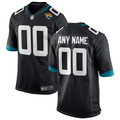 Custom1 Jacksonville Jaguars Black Game Jerseys
