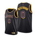 Men's & Youth Los Angeles Lakers Russell Westbrook #0 Nike Black Earned Edition Swingman Jersey