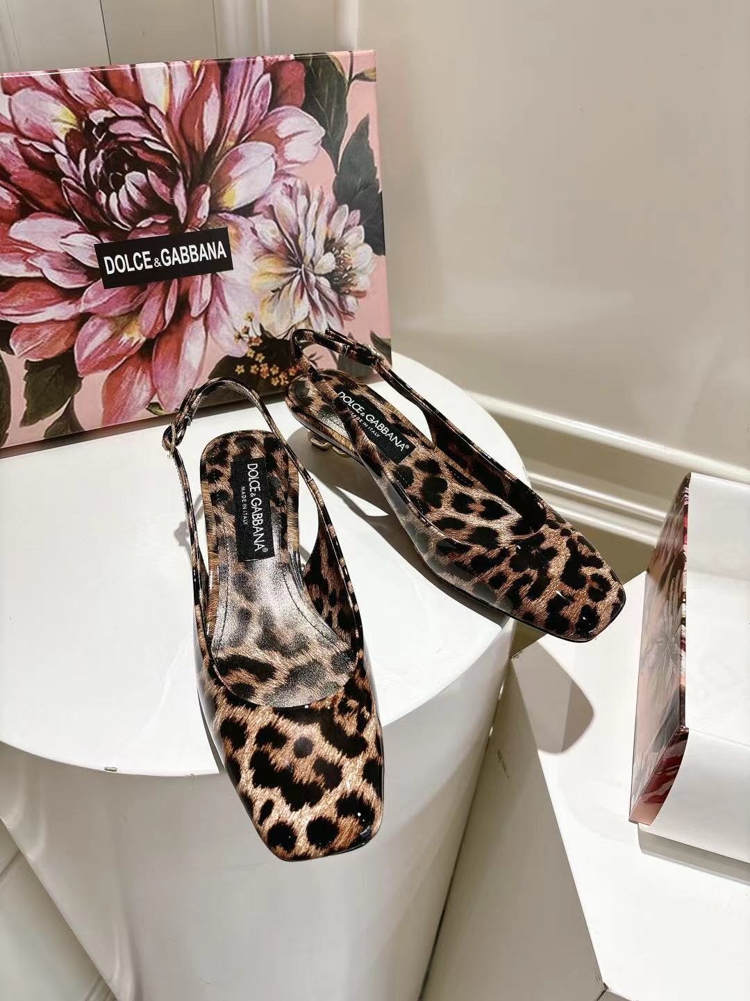 Dolce & Gabbana DG Women's Patent-Leather Heels