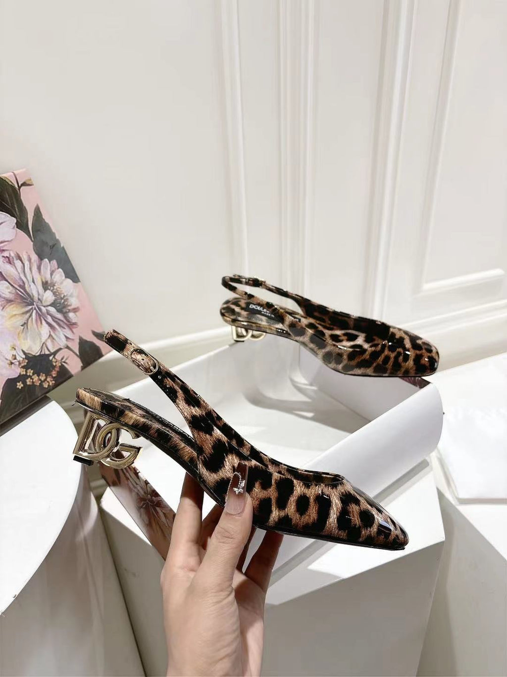 Dolce & Gabbana DG Women's Patent-Leather Heels