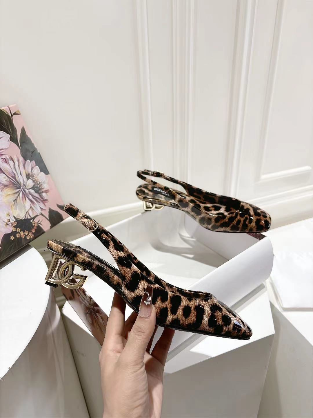 Dolce & Gabbana DG Women's Patent-Leather Heels