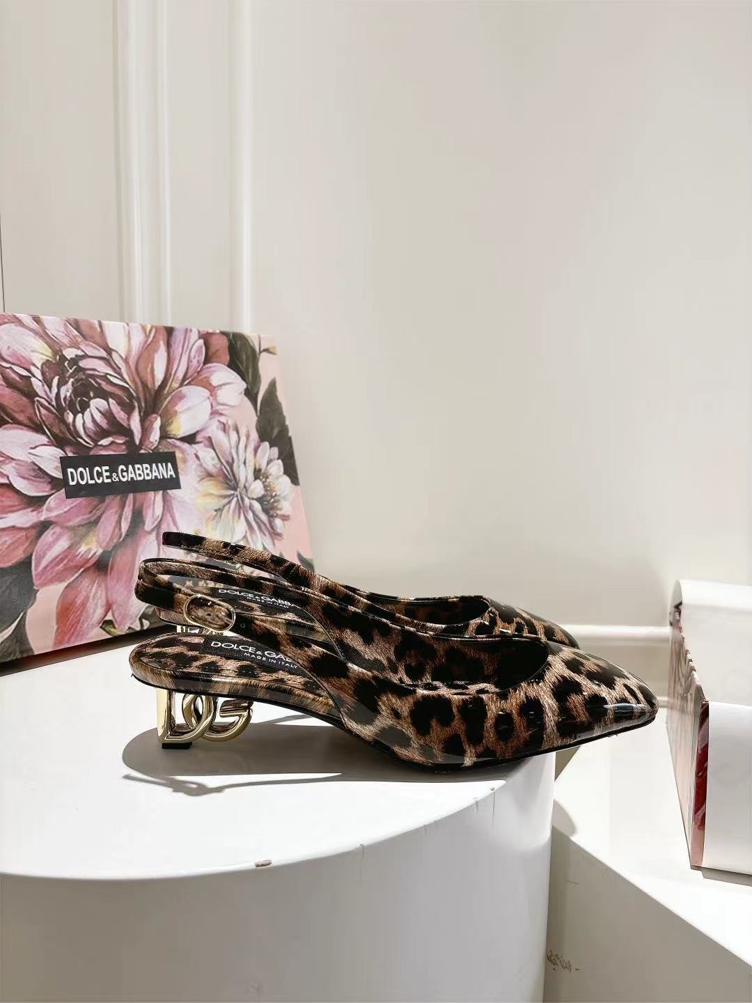 Dolce & Gabbana DG Women's Patent-Leather Heels