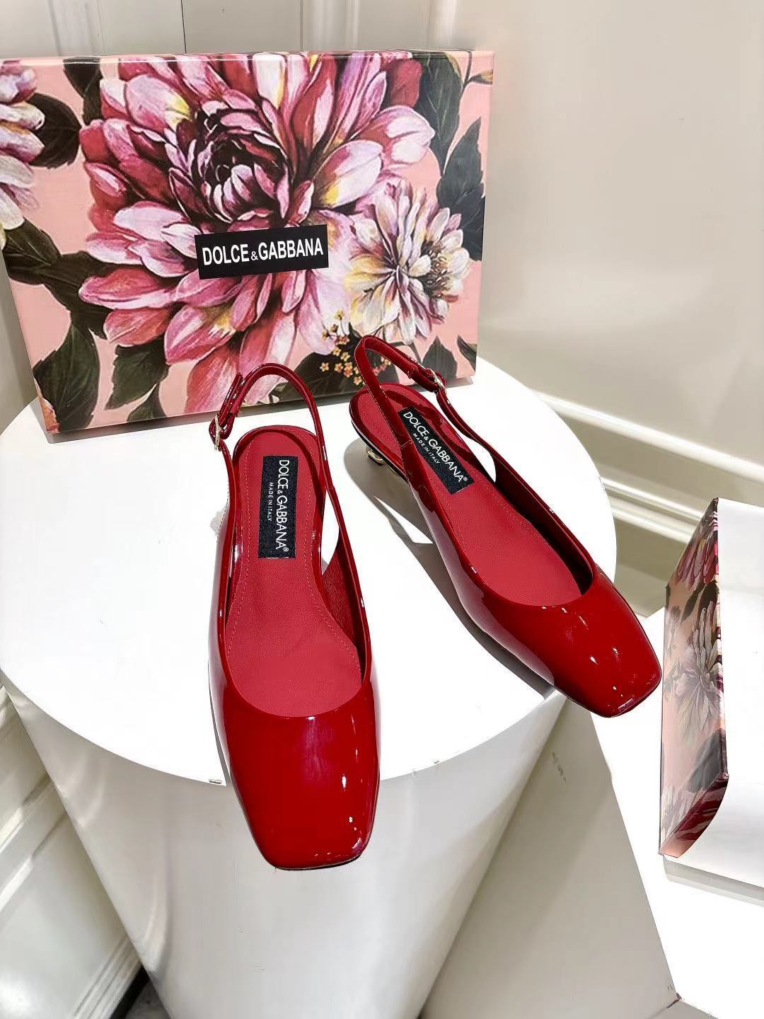 Dolce & Gabbana DG Women's Patent-Leather Heels