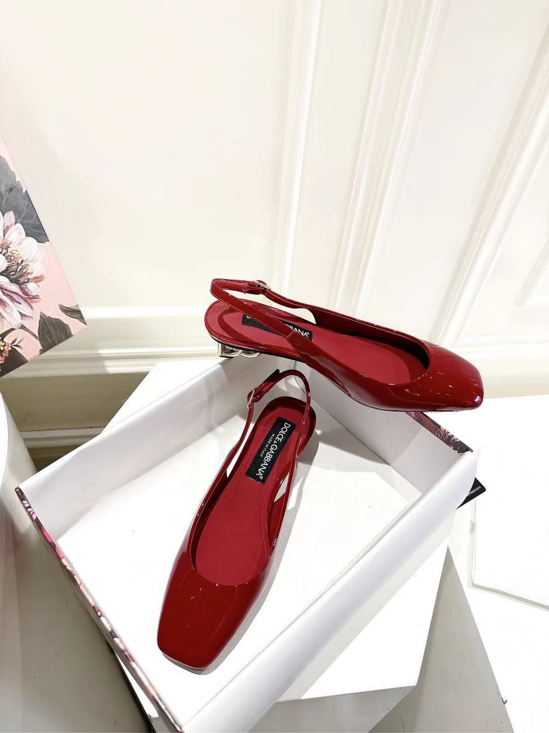 Dolce & Gabbana DG Women's Patent-Leather Heels
