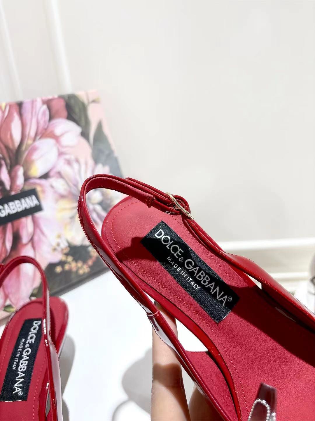 Dolce & Gabbana DG Women's Patent-Leather Heels