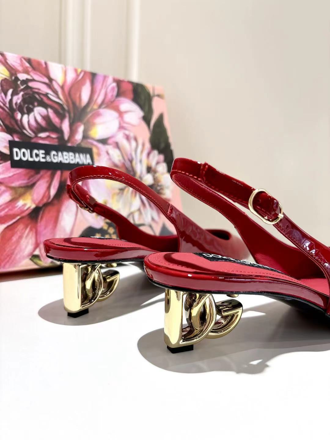 Dolce & Gabbana DG Women's Patent-Leather Heels