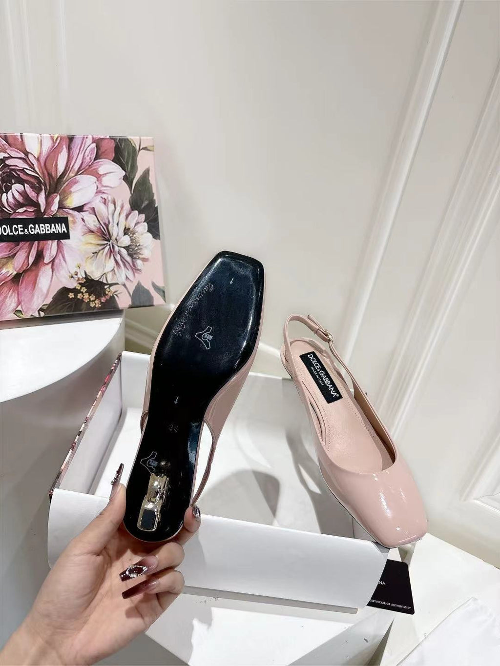 Dolce & Gabbana DG Women's Patent-Leather Heels