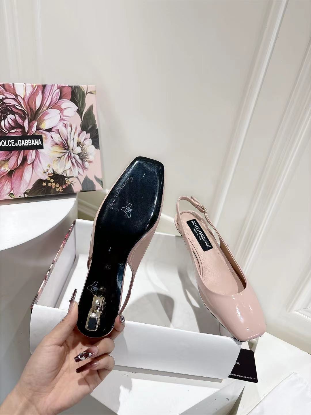 Dolce & Gabbana DG Women's Patent-Leather Heels