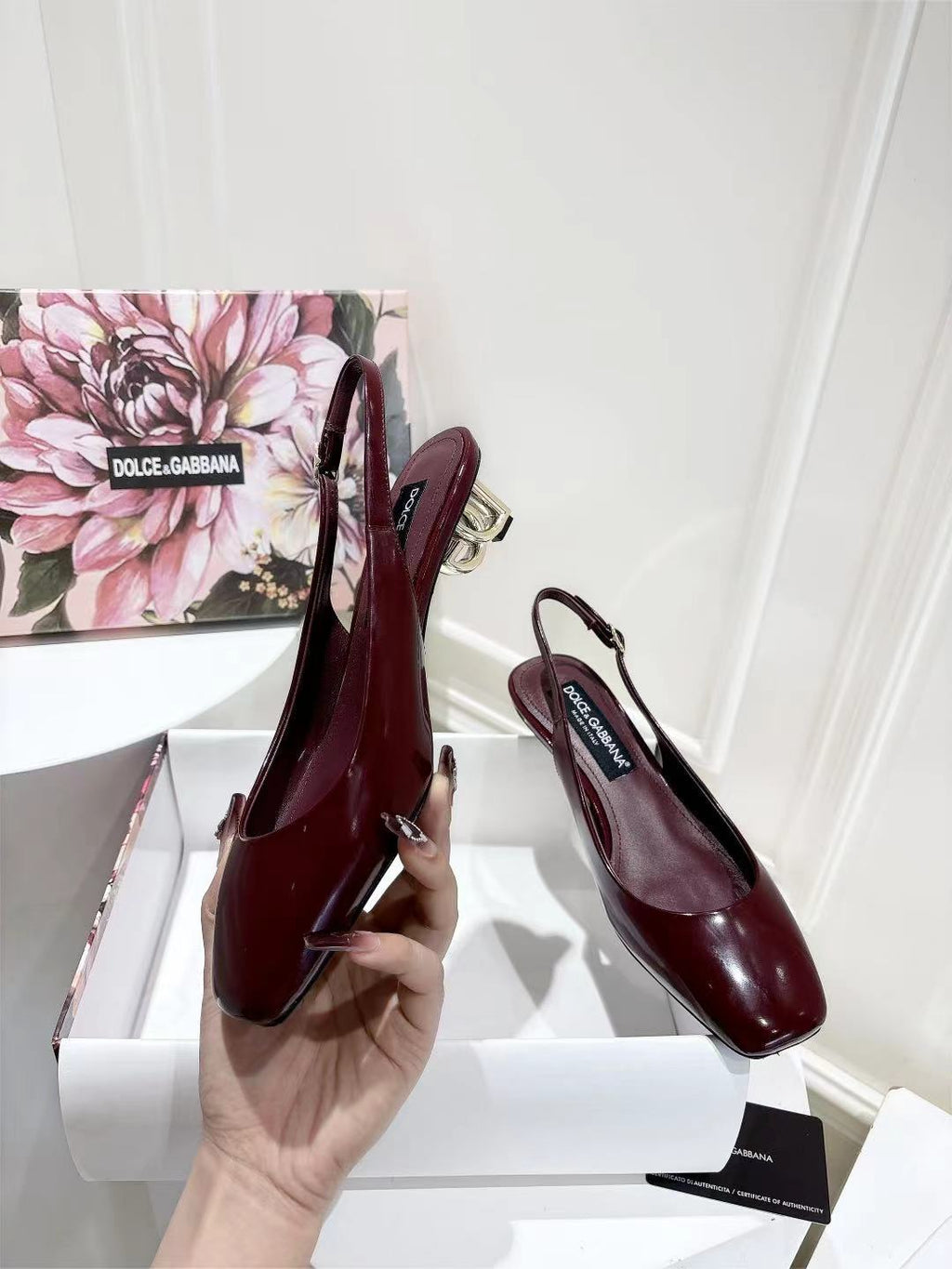 Dolce & Gabbana DG Women's Patent-Leather Heels