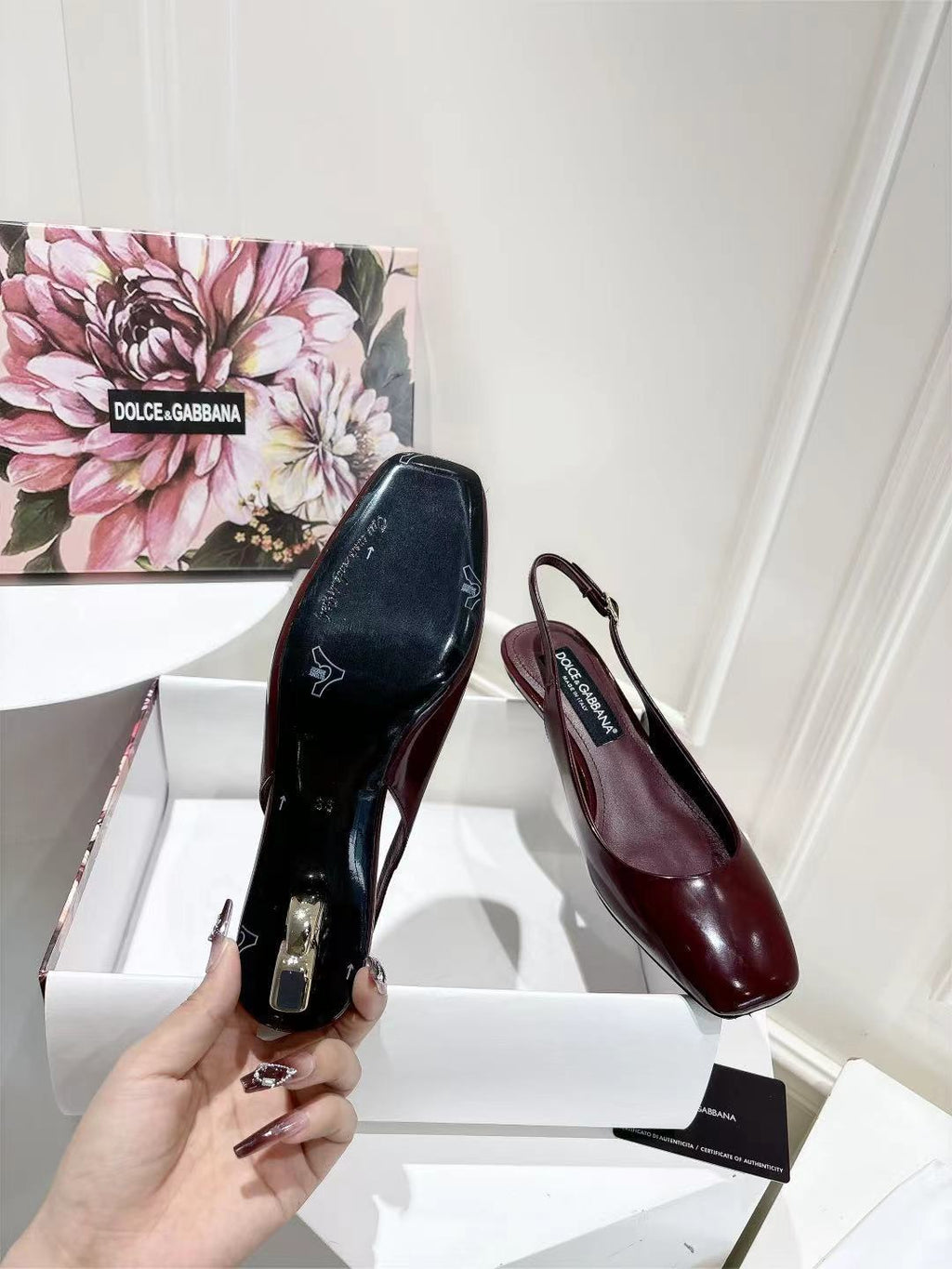 Dolce & Gabbana DG Women's Patent-Leather Heels