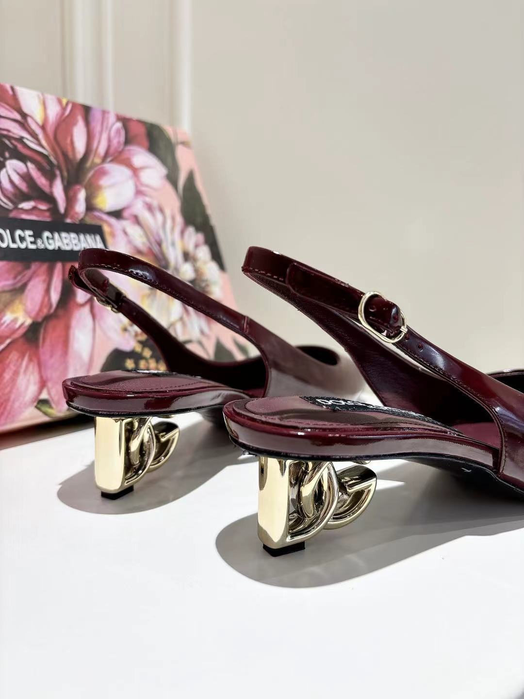 Dolce & Gabbana DG Women's Patent-Leather Heels