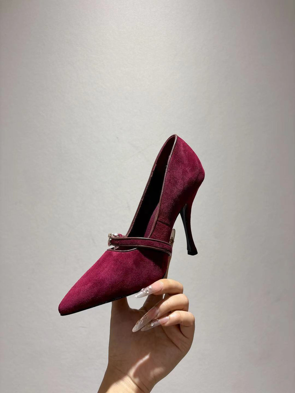 Dolce & Gabbana DG Women's Pointed-Toe Leather Heels