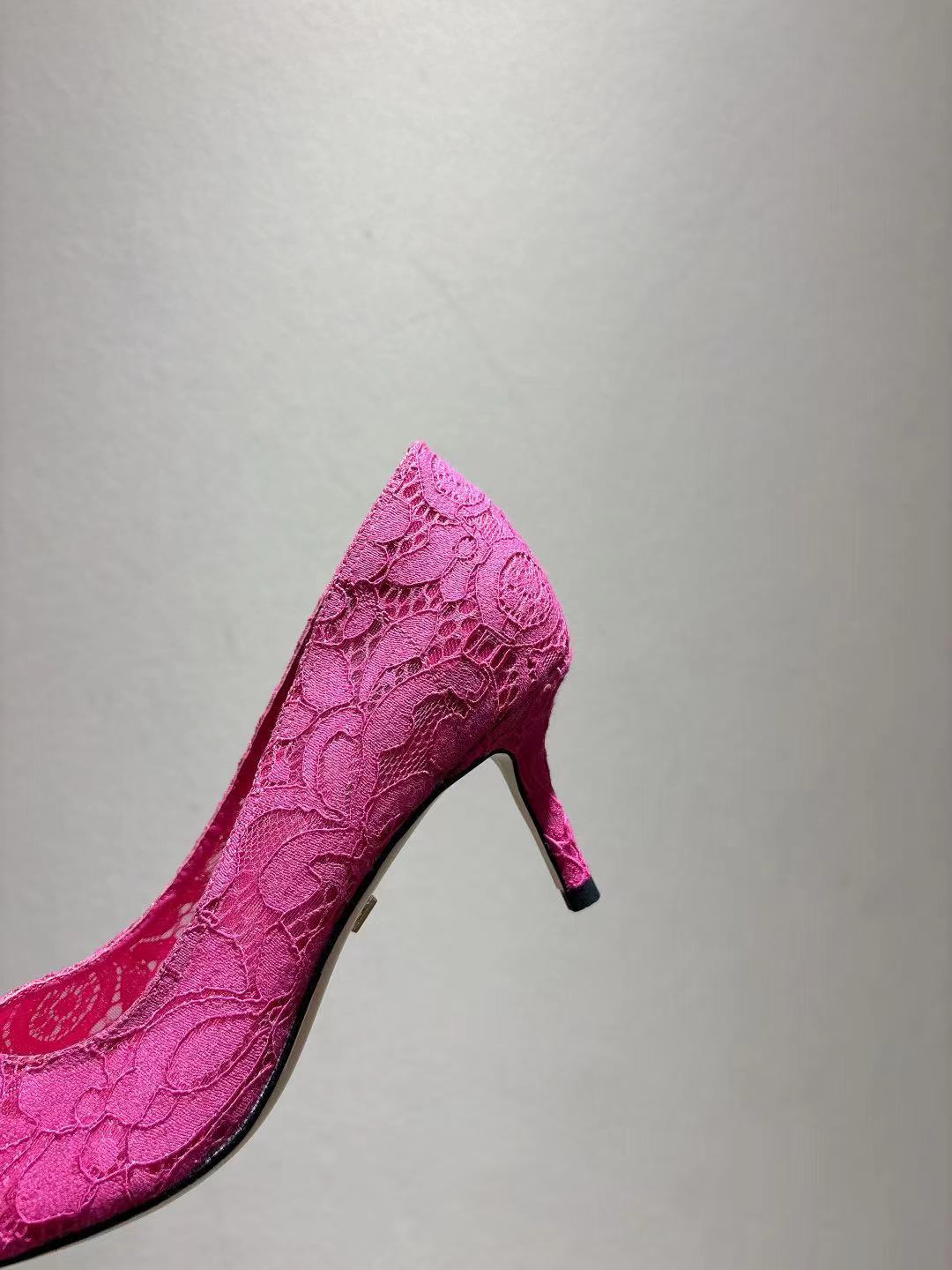 Dolce & Gabbana DG Women's Lace-Mesh Heels