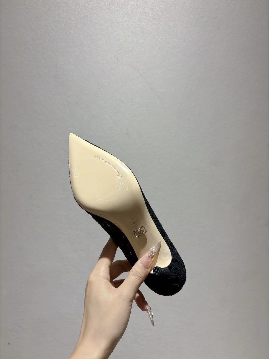 Dolce & Gabbana DG Women's Lace-Mesh Heels