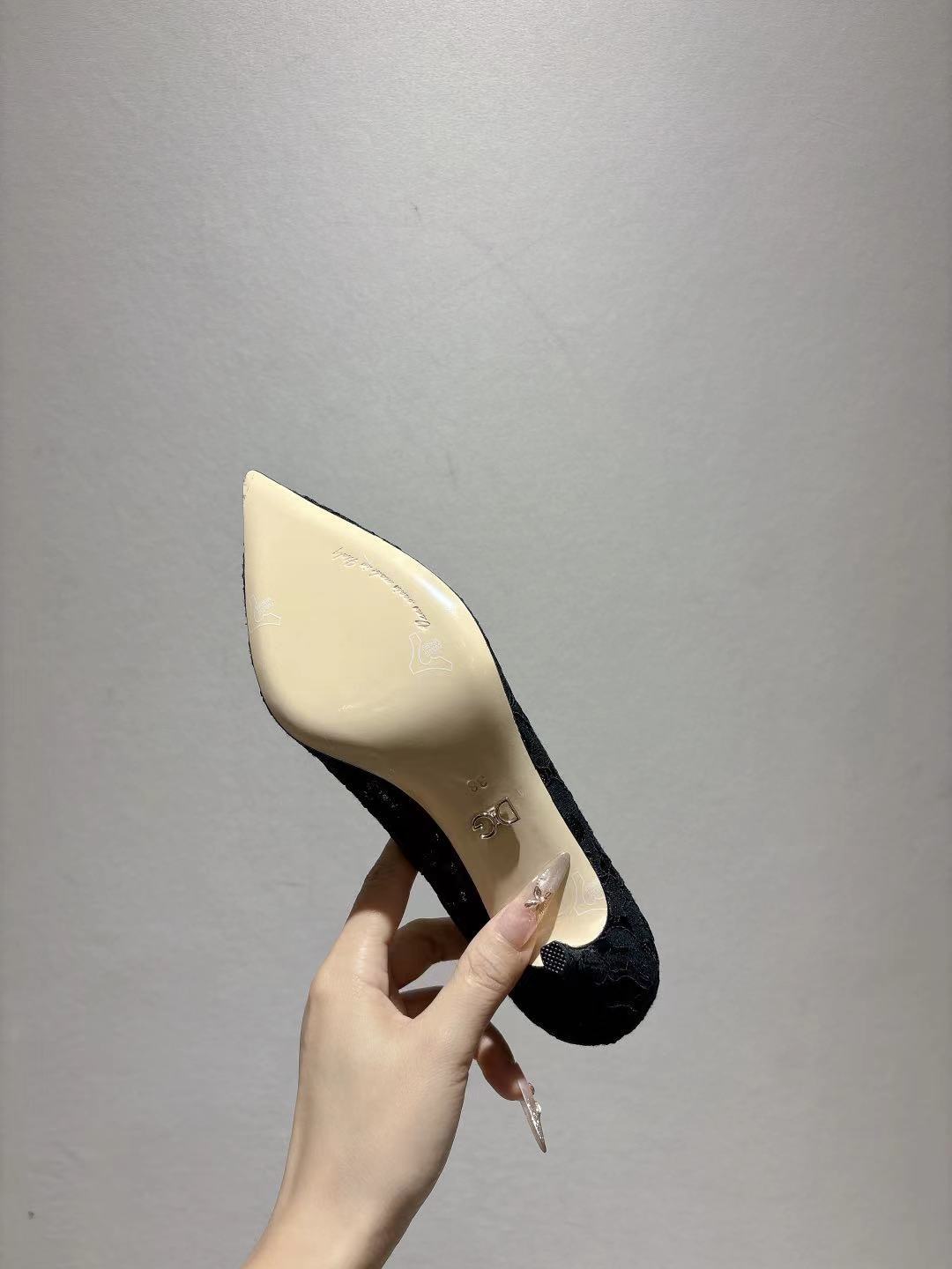Dolce & Gabbana DG Women's Lace-Mesh Heels