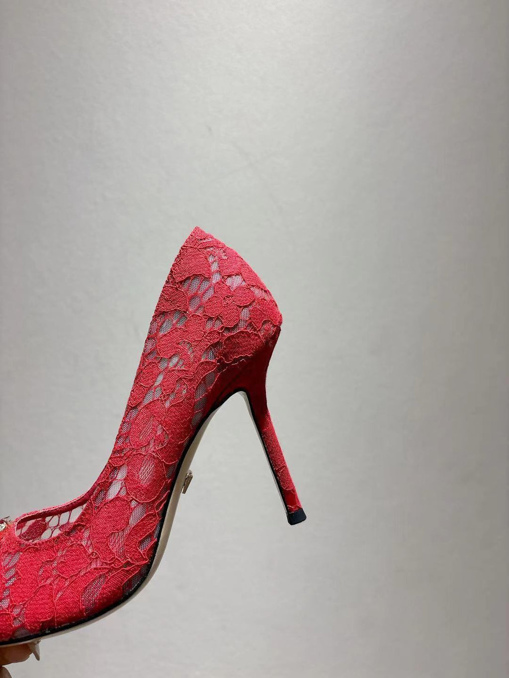 Dolce & Gabbana DG Women's Lace-Mesh Heels