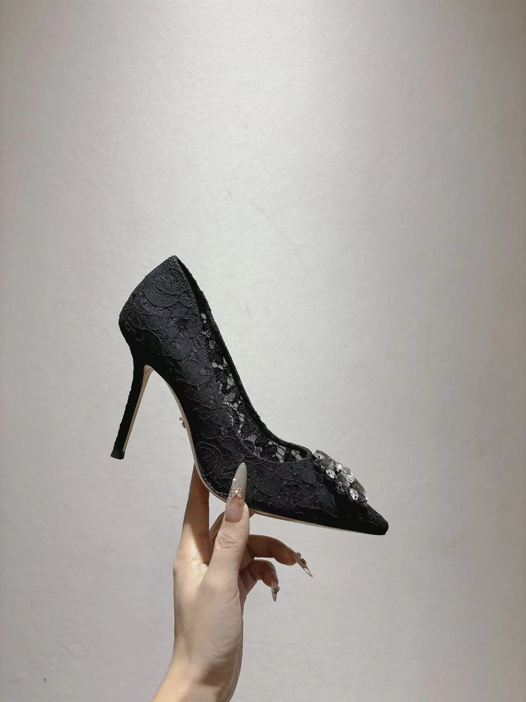 Dolce & Gabbana DG Women's Lace-Mesh Heels