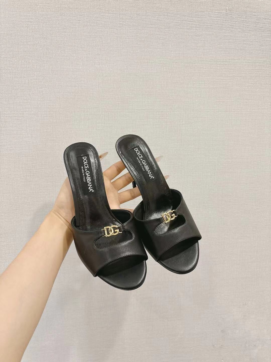 Dolce & Gabbana DG Women's Leather Heels