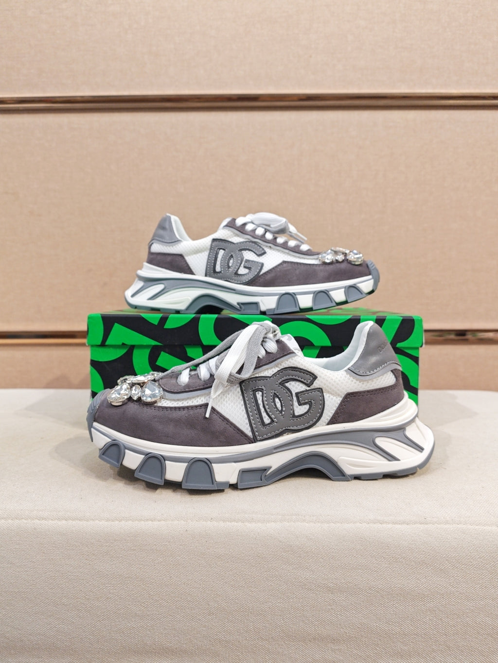 Dolce & Gabbana DG Couple's Athletic Casual Sneakers