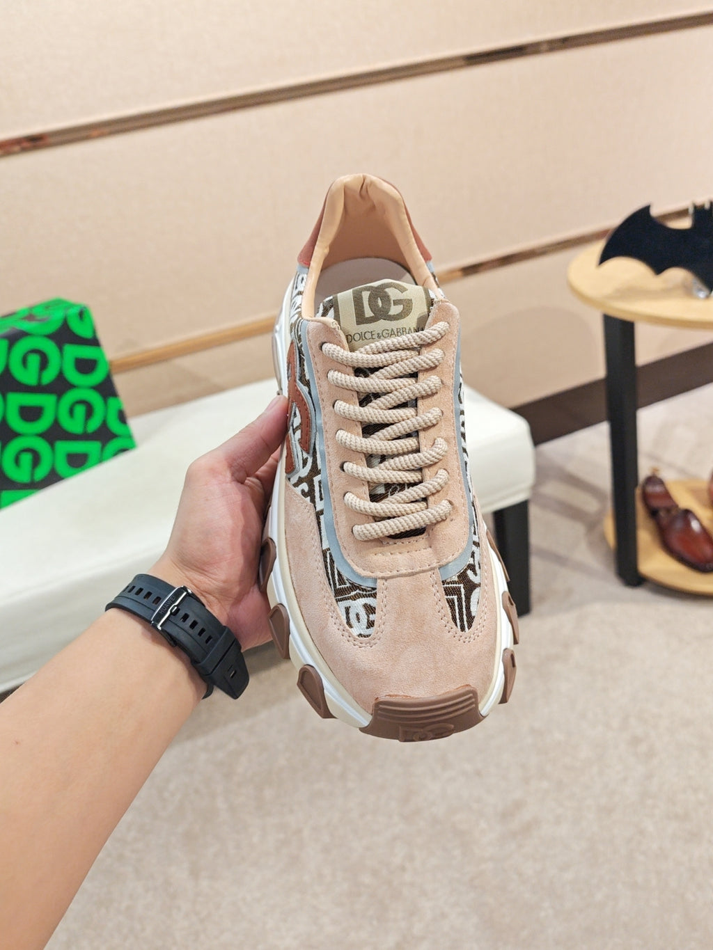 Dolce & Gabbana DG Couple's Athletic Casual Sneakers
