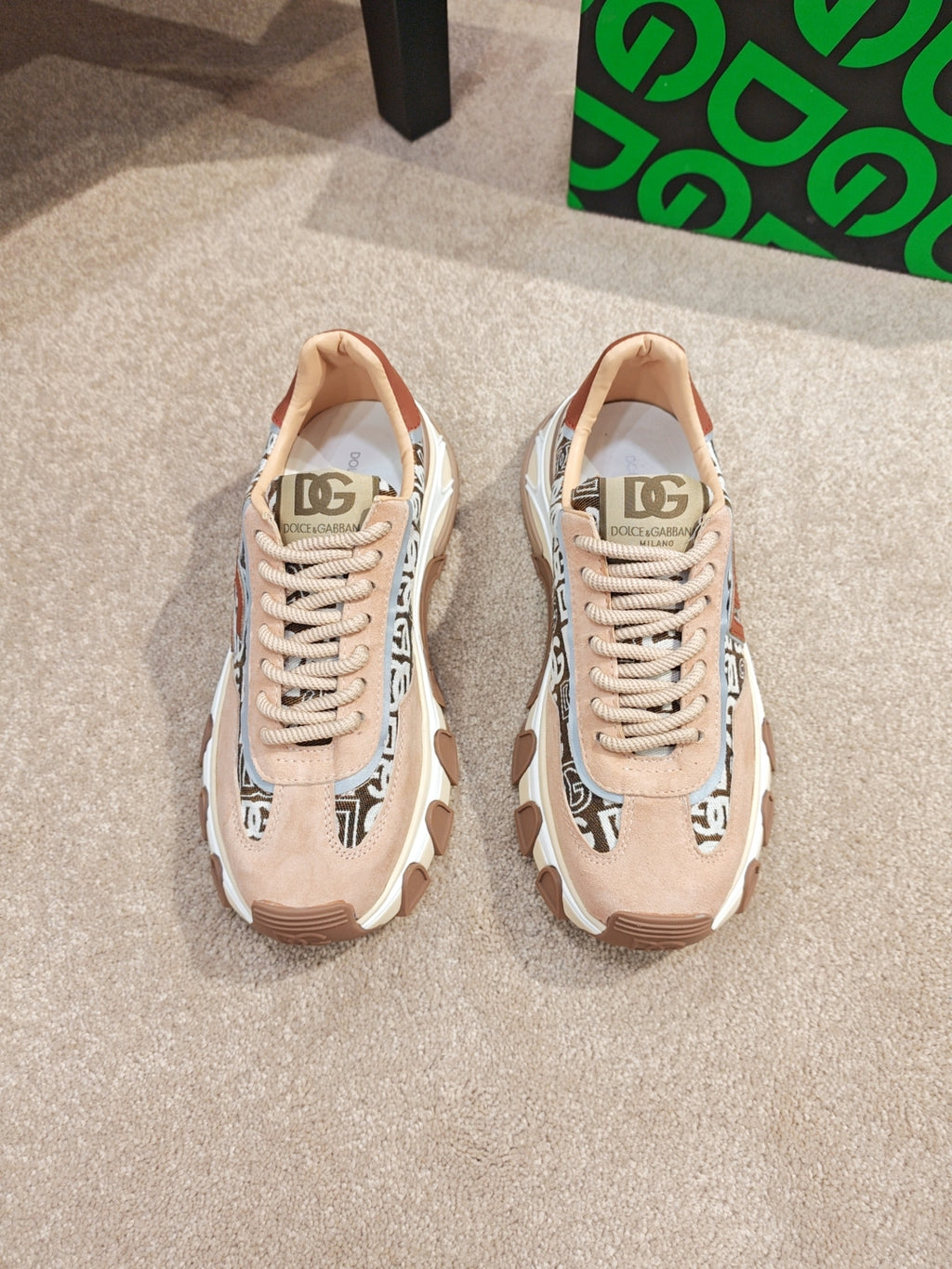 Dolce & Gabbana DG Couple's Athletic Casual Sneakers