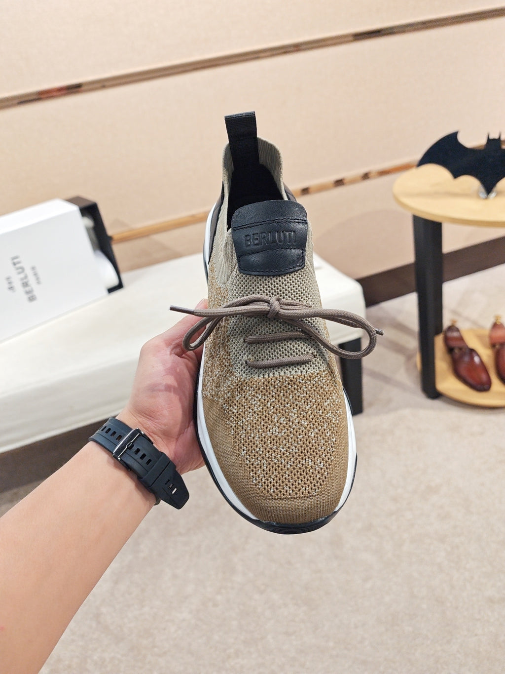Berluti Men's Edge-Last Leather Casual Shoes