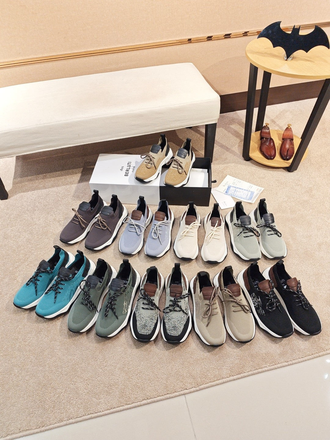 Berluti Men's Edge-Last Leather Casual Shoes