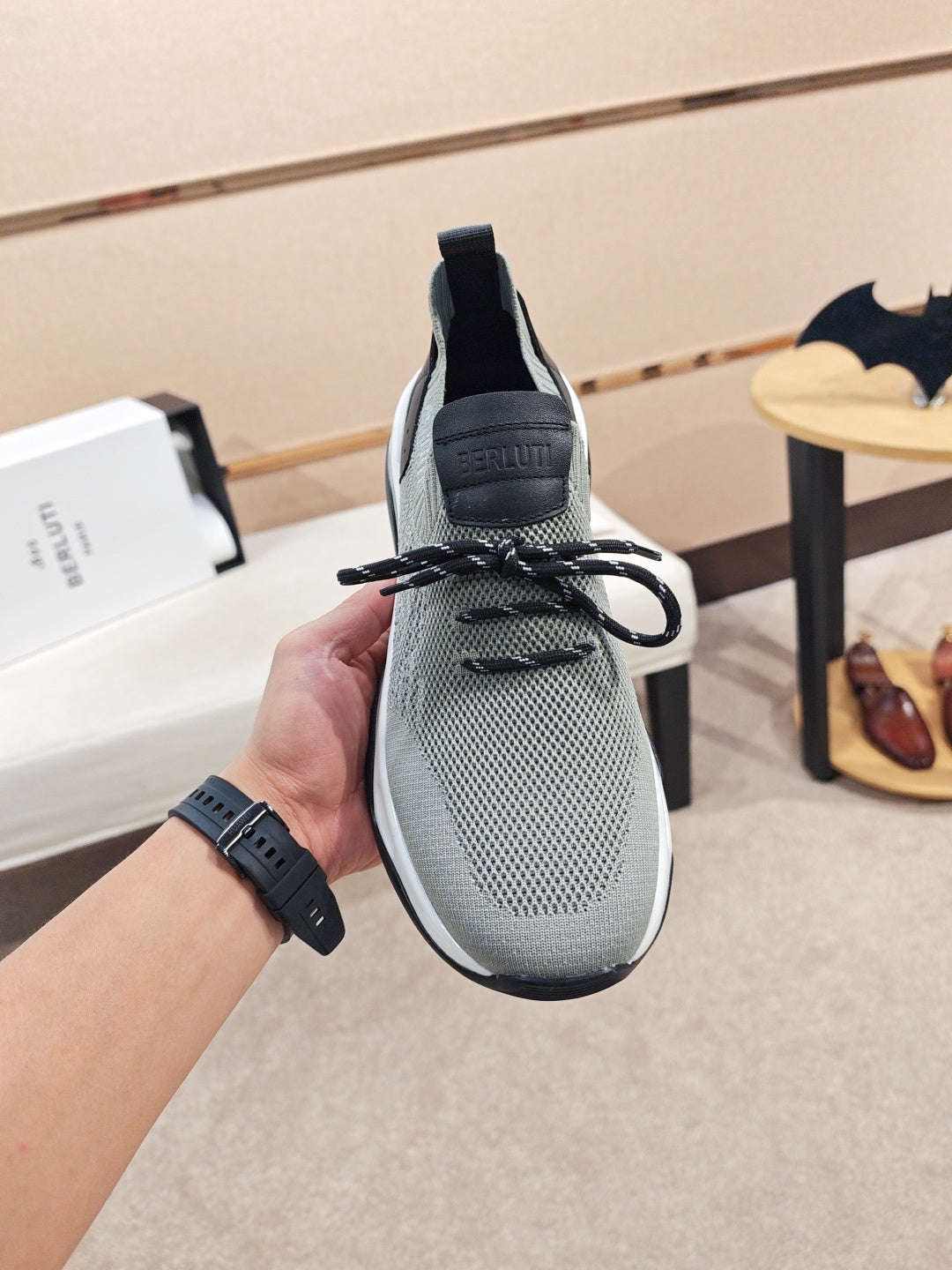 Berluti Men's Edge-Last Leather Casual Shoes