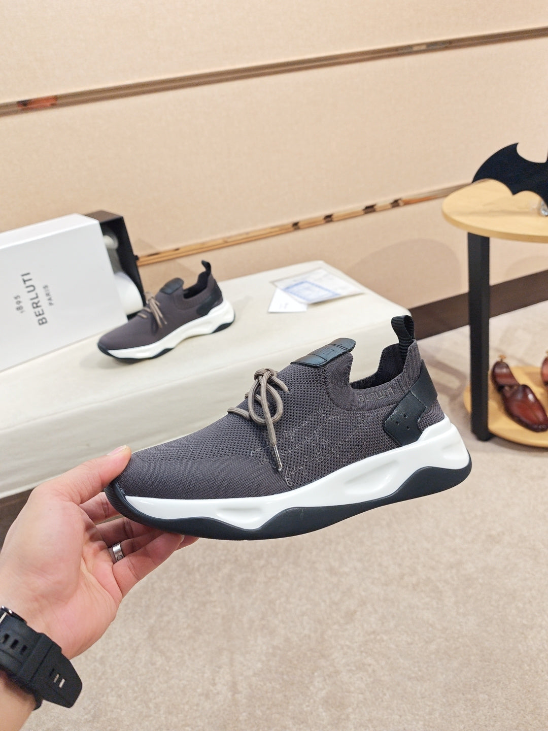 Berluti Men's Edge-Last Leather Casual Shoes