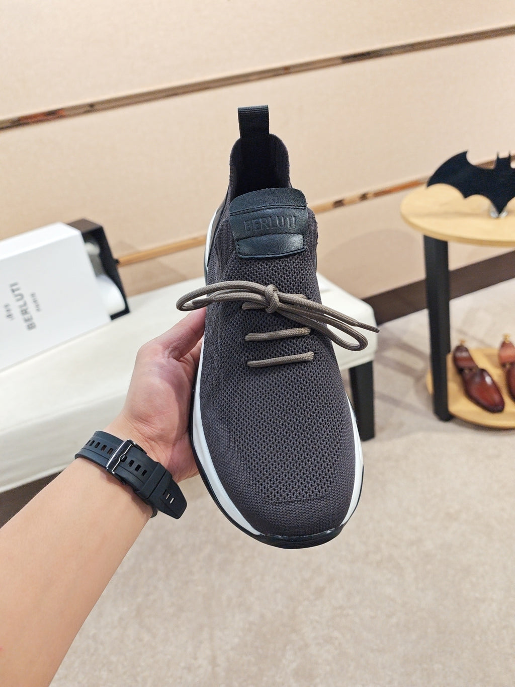 Berluti Men's Edge-Last Leather Casual Shoes