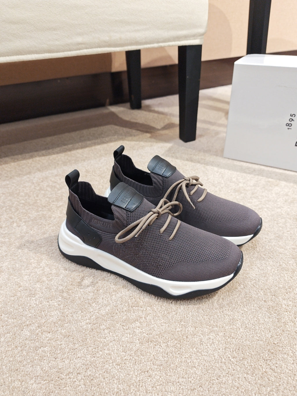 Berluti Men's Edge-Last Leather Casual Shoes