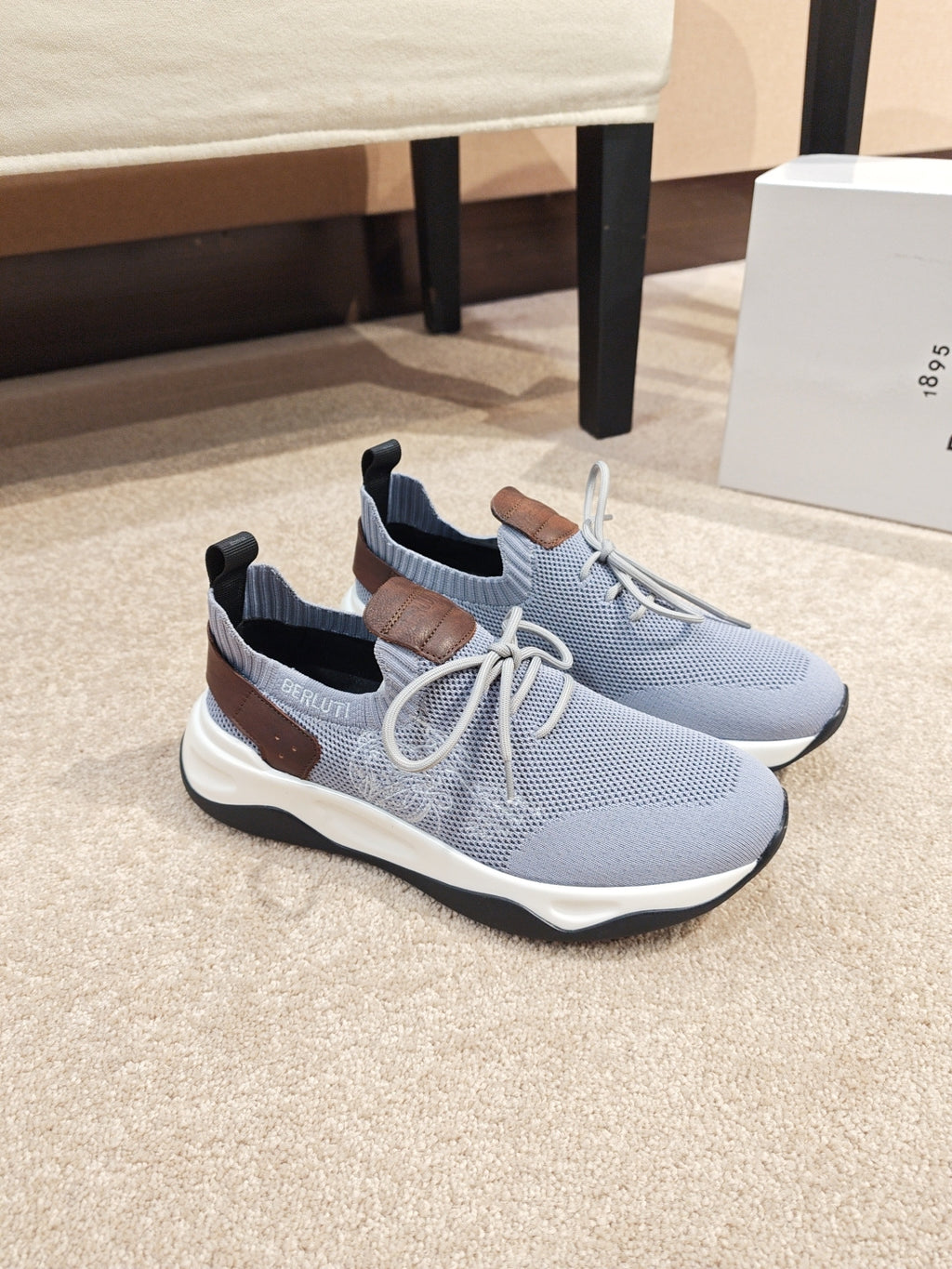 Berluti Men's Edge-Last Leather Casual Shoes
