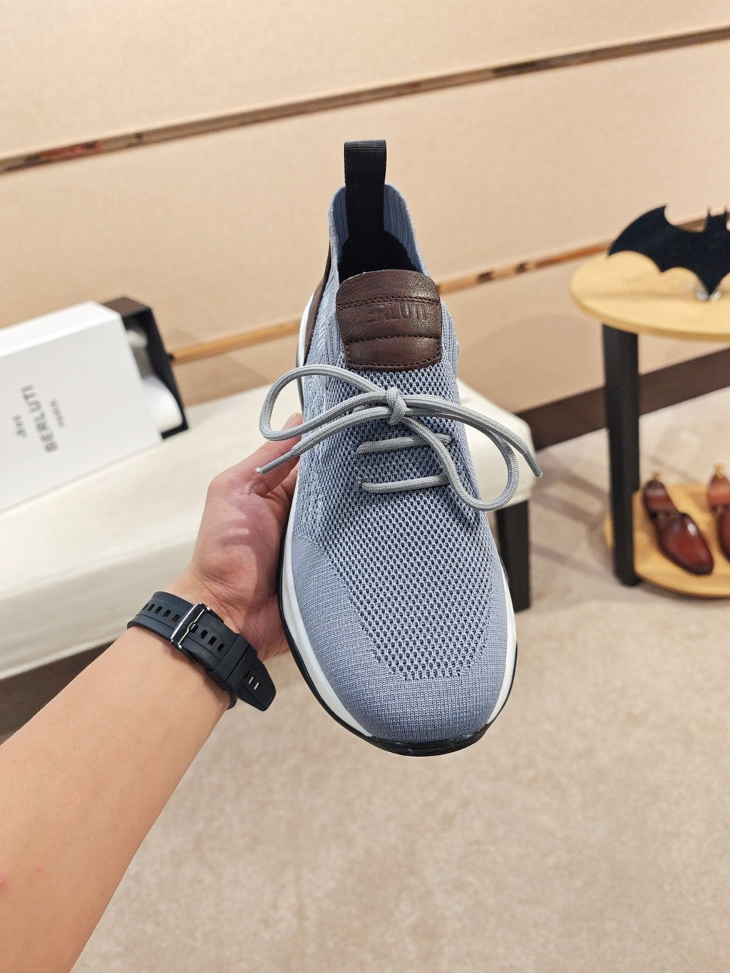 Berluti Men's Edge-Last Leather Casual Shoes