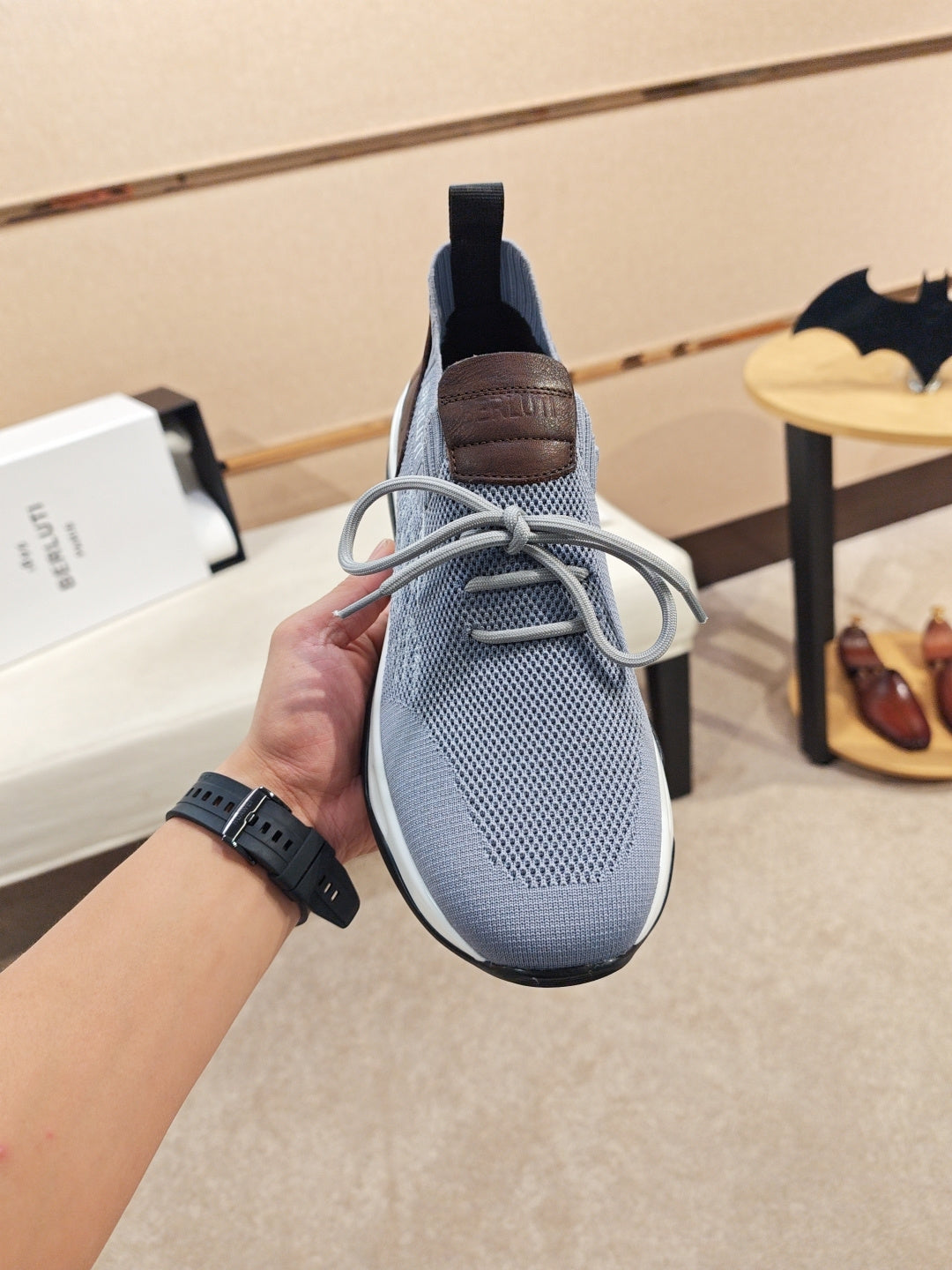 Berluti Men's Edge-Last Leather Casual Shoes