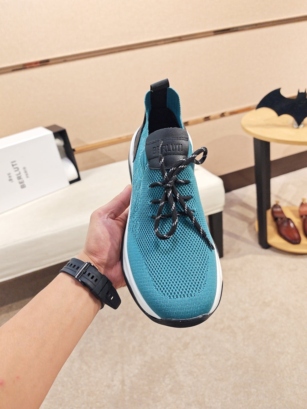 Berluti Men's Edge-Last Leather Casual Shoes