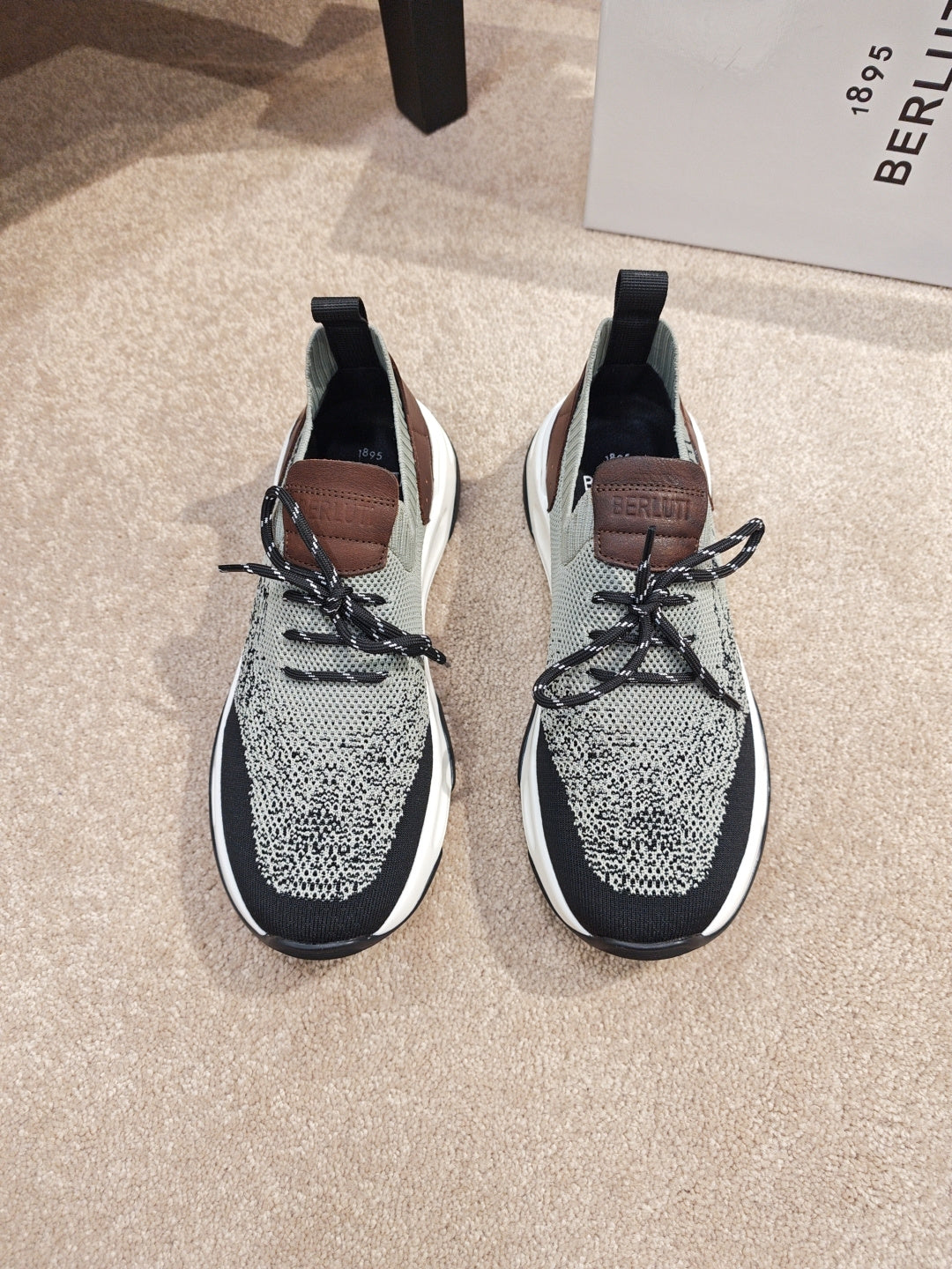 Berluti Men's Edge-Last Leather Casual Shoes