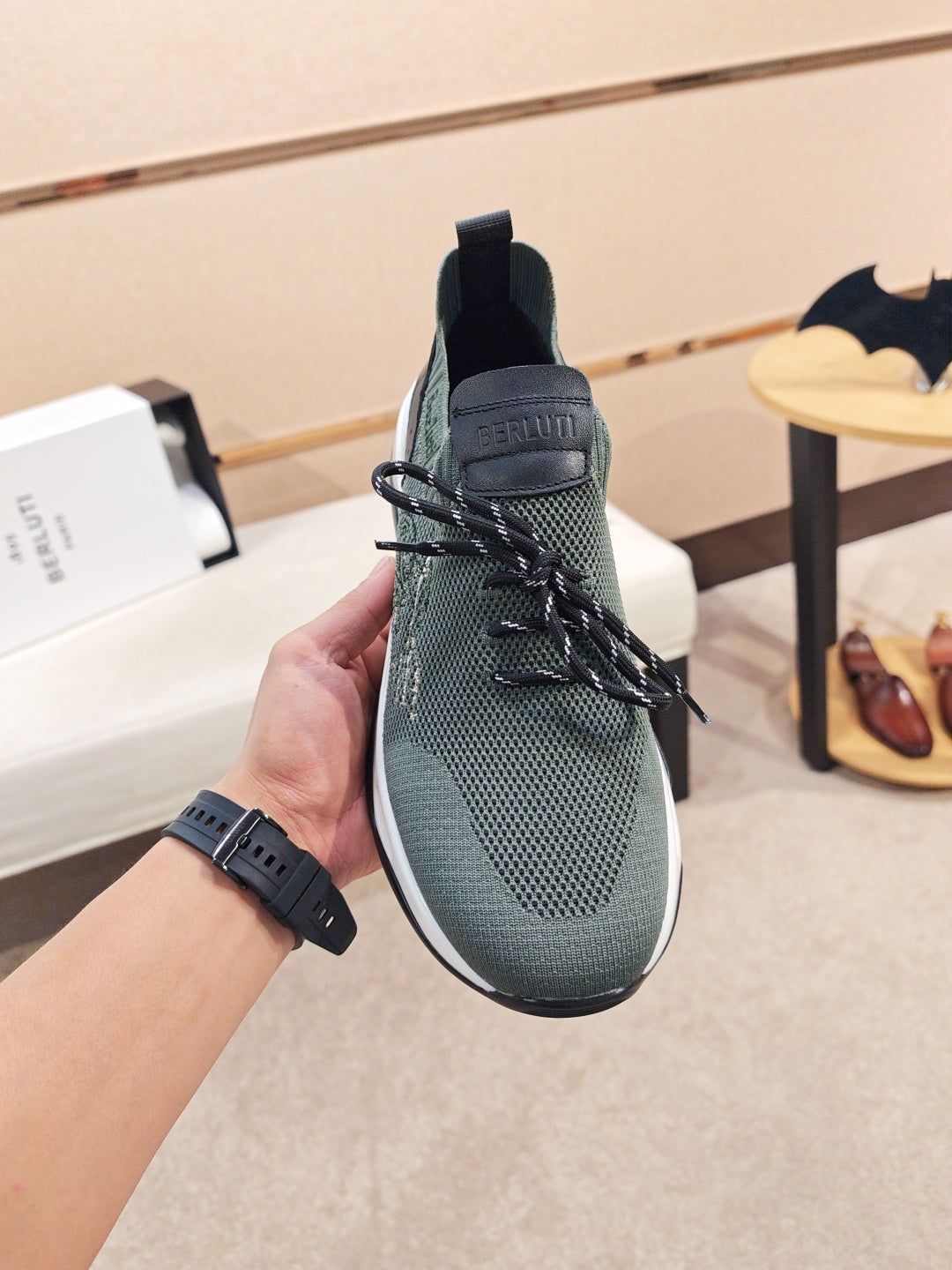 Berluti Men's Edge-Last Leather Casual Shoes