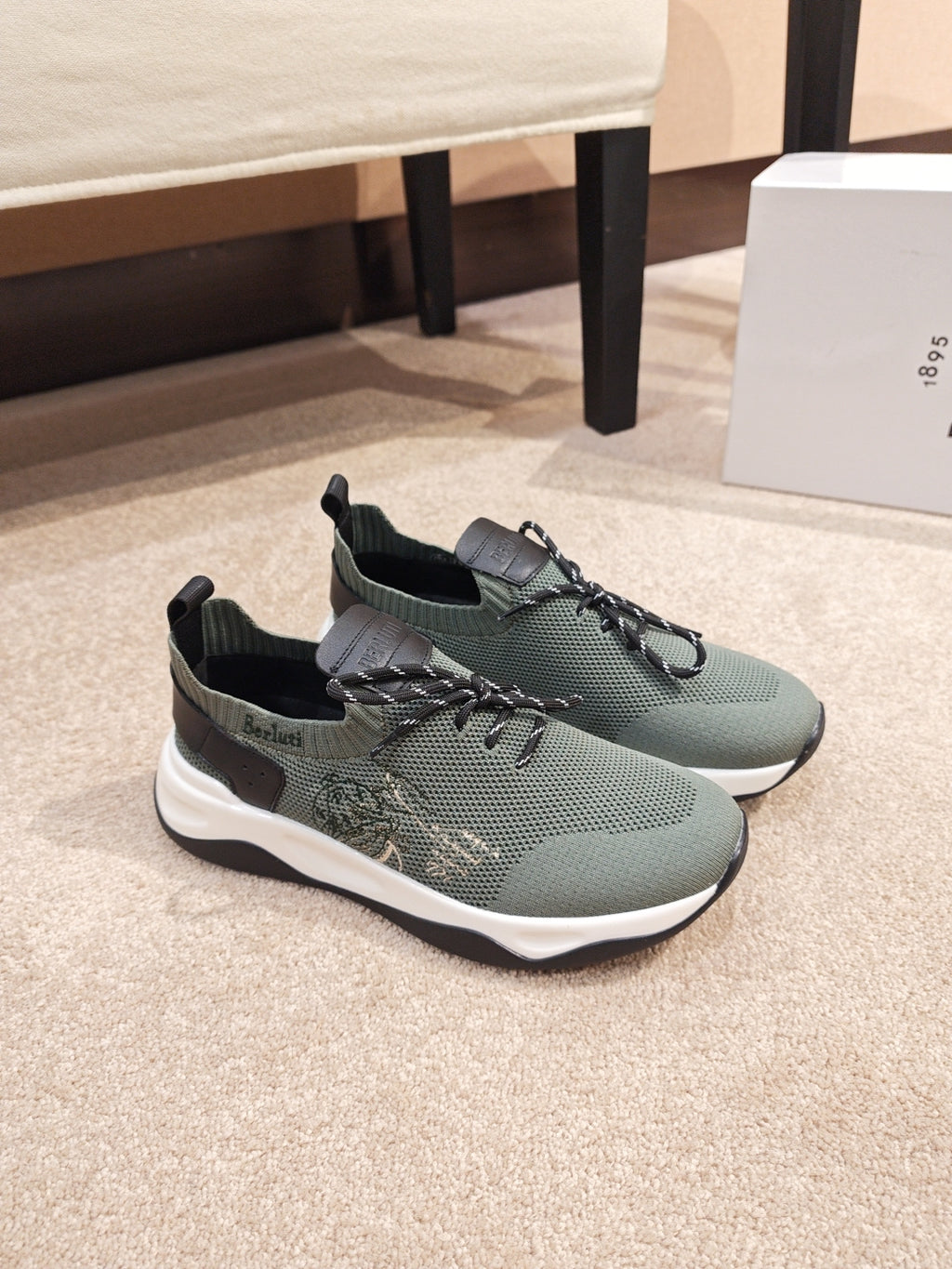 Berluti Men's Edge-Last Leather Casual Shoes
