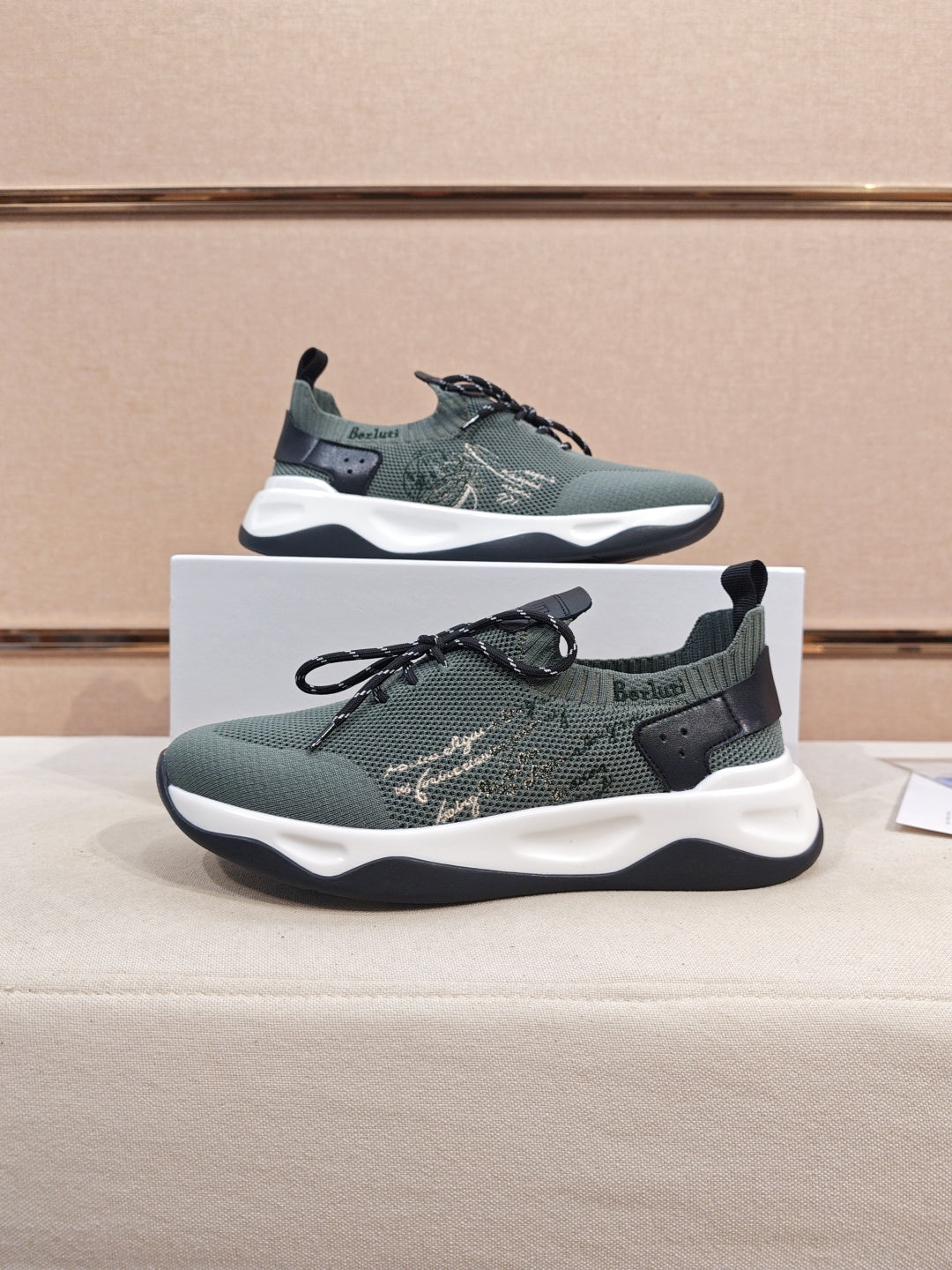 Berluti Men's Edge-Last Leather Casual Shoes