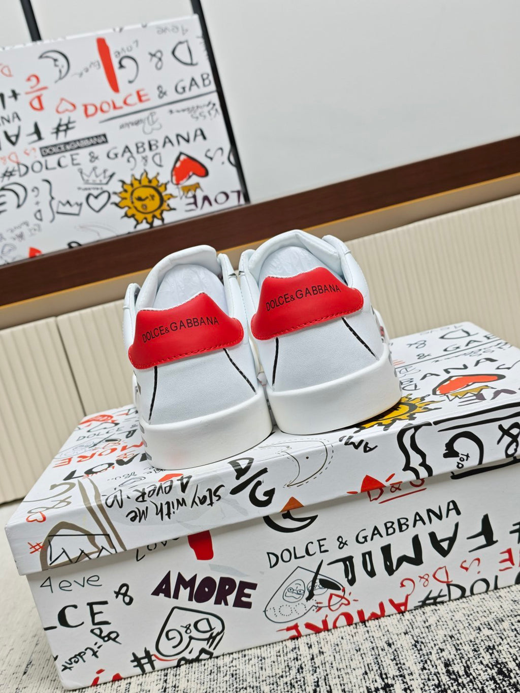 Dolce & Gabbana DG Couple's Athletic Casual Sneakers