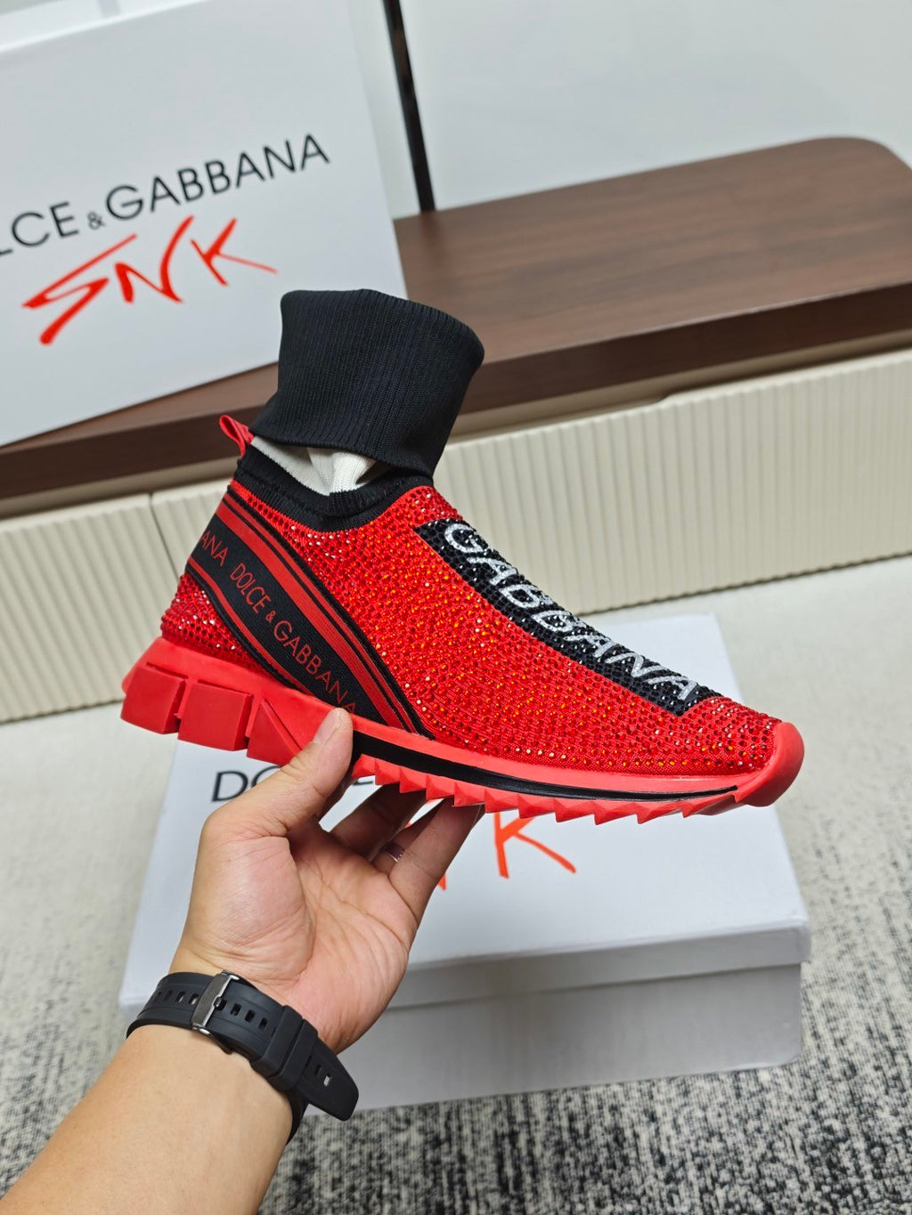 Dolce & Gabbana DG Couple's Athletic Casual Sneakers